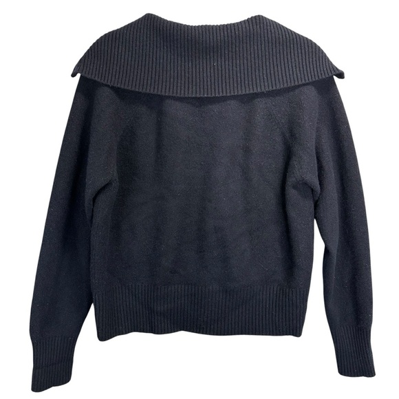 St. John Sport Full Zip Shawl Collar Cashmere Sweater - Picture 3 of 7